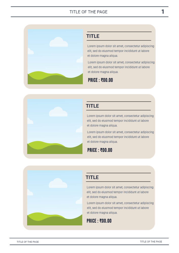 Brochure Inner Page Design 001