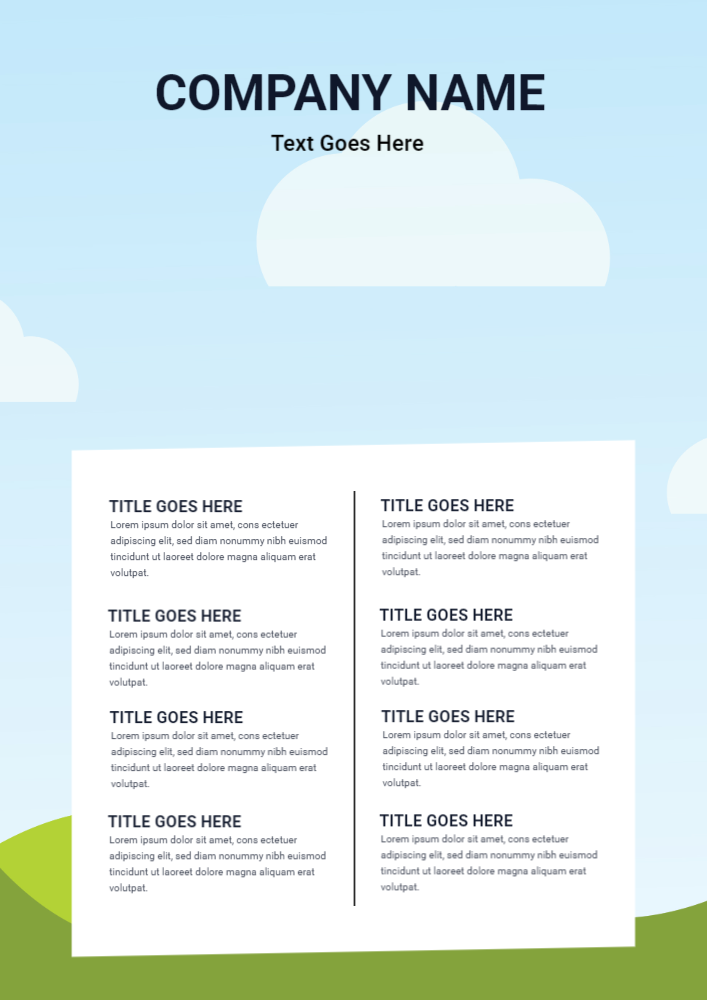 Brochure Last Page Design 026