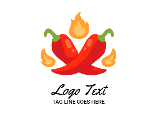 Hand Drawn Spicy Logo Design 01