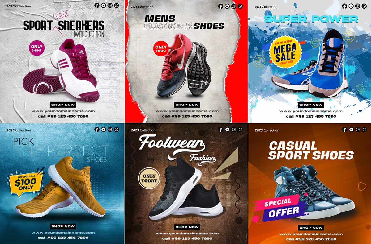 Footwear Banner Design