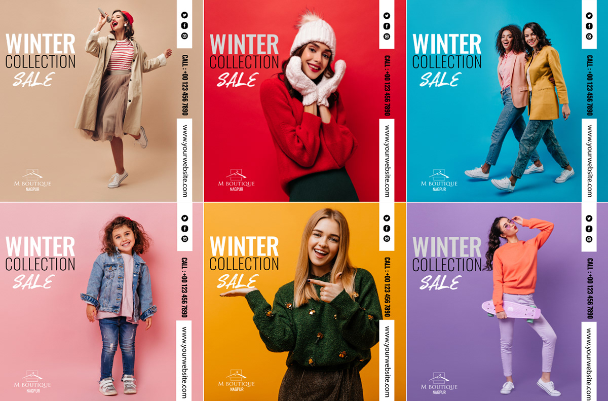 Winter Collection Banner Design