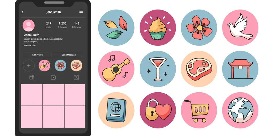 Instagram Highlight Cover Design